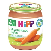 Organik Havuç Püresi Kavanoz Mama 125 gr - 1
