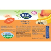 Şeftalili Muzlu Kavanoz Mama 120 gr - 3
