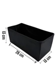 Balkan Room 6'lı Siyah Çekmece Içi Düzenleyici Organizer Set - Çok Amaçlı Dolap Içi Kutu Seti - 3