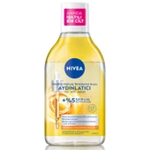 NIVEA Aydınlatıcı Serum İçerikli Micellar Makyaj Temizleme Suyu C Vitamini 400ml - 1