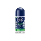 Nivea Men Fresh Sensation Roll on Deodorant, 72 Saat Anti-perspirant Koruma, 50ml - 1