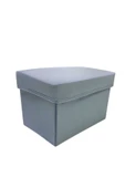 Balkan Room 4 Adet Gri Kapaklı Dolap İçi Düzenleyici Kutu Çok Amaçlı Saklama Kutusu Large 30x20x20 cm - 5