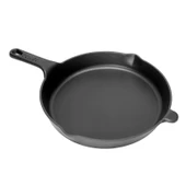 Sürel Yuvarlak Düz Tava Mat Siyah 27 Cm - 1