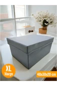 Balkan Room Kapaklı Dolap İçi Düzenleyici Kutu Çok Amaçlı Saklama Kutusu XLarge 40x30x20 cm - 5