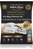 Balkan Room Vakum Hurcu 4’lü Mega Platinum Set Vakumlu Hurç Vakumlu Poşet - 1