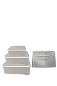 Balkan Room 6'lı Gri Valiz Düzenleyici , Bavul Içi Düzenleyici Organizer Set - 5