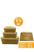 Balkan Room 6'lı Bej Valiz Düzenleyici , Bavul Içi Düzenleyici Organizer Set - 4