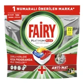 Fairy Platinum Plus 22 Yıkama Bulaşık Makinesi Deterjanı Kapsülü - 1