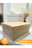 Balkan Room Kapaklı Dolap İçi Düzenleyici Kutu Çok Amaçlı Saklama Kutusu XXLarge 50x40x20 cm - 5