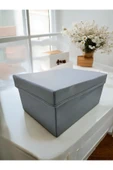 Balkan Room Kapaklı Dolap İçi Düzenleyici Kutu Çok Amaçlı Saklama Kutusu XLarge 40x30x20 cm - 6