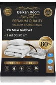 Balkan Room Vakum Hurcu 2’li Maxi Gold Set Vakumlu Hurç Vakumlu Poşet - 1