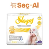 Sleepy Sensitive Islak Havlu 3 x 50'li - 1