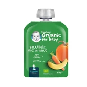 Gerber Organik Muzlu Havuçlu Balkabağı Püresi 90 G - 1