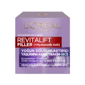 L'Oréal Paris Revitalift Filler Yoğun Dolgunlaştırıcı Yaşlanma Karşıtı Gece Kremi Hyaluronik Asit - 1