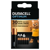 Duracell Optimum Pil 6'lı - 1