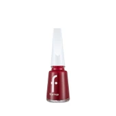 Flormar Nail Enamel Uzun Süre Kalıcı Besleyici Oje - 406 Dark Red - 1