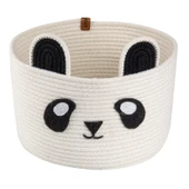 Lisya Home Hasır Panda Sepet 18x15cm - 1
