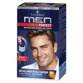 Men Perfect Erkek Saç Boyası 50 Açık Kahve - 1