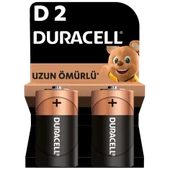 Duracell Alkalin D Pil, 1,5V (LR20 / MN1300), 2’li Paket - 1