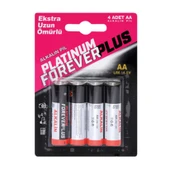 Forever Plus Platinum Alkalin Kalem Pil 4'Lü - 1