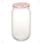 Paşabahçe (103299) Puantiye Metal Kapak Kavanoz 1000 Cc - 1