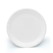 Roll-Up Party Dreams Karton Tabak Beyaz 10'lu 22 Cm - 1