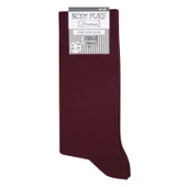 Body Pure Premium Erkek Soket Çorabı Bordo - 1
