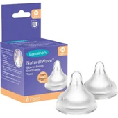 Lansınoh Natural Wave Biberon Emziği_Orta Akışlı - 1