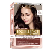 L’Oréal Paris Excellence Creme Nude Renkler Saç Boyası – 3U Nude Koyu Kahve - 1