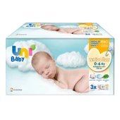 Uni Baby Yenidoğan Islak Mendil 3X40 Adet - 1