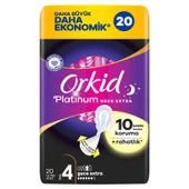 Orkid Platinum Dörtlü Paket Gece Ekstra 20 Adet - 1