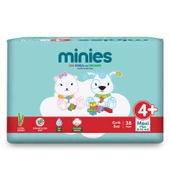 Minies Bebek Bezi Maxi Plus 4+ No 9-16 Kg 38 Adet - 1