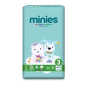 Minies Bebek Bezi Midi 3 Beden 4-9 Kg 50 Adet - 1