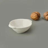 Porselen Sosluk - Beyaz - 6 cm - 2