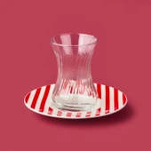 Kitchen Have Fun Çay Tabağı - Kırmızı - 13 cm - 2