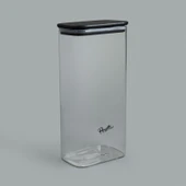 Porter Saklama Kabı - Siyah / Şeffaf - 1,8 lt - 3