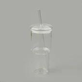 Cam Pipetli Bardak - Şeffaf - 1 lt - 3