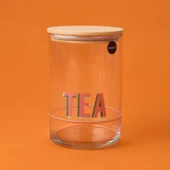 Dia Retro Kapaklı Cam Kavanoz - Renkli - 1050 ml - 1