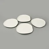 Kitchen Jota 4'lü Pasta Tabağı - Siyah / Beyaz - 21 cm - 1