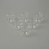 Keyif 6'lı Cam Kupa - Şeffaf - 200 ml - 2