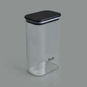 Porter Saklama Kabı - Siyah / Şeffaf - 1,5 lt - 3