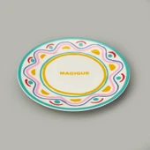 Kitchen Magique Servis Tabağı - Renkli - 25 cm - 1