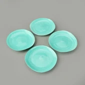 Kitchen Kronos 4'lü Tabak - Mavi - 16 cm - 1