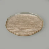 Kitchen Luna 4'lü Tabak - Bej - 21 cm - 3