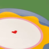 Kitchen Granny Tatlı Tabağı - Mavi / Sarı - 19 cm - 3