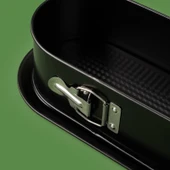 Classic Kelepçeli Baton Kek Kalıbı - Siyah - 34x12 cm - 3