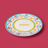 Kitchen Magique Pasta Tabağı - Renkli - 19 cm - 1