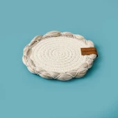 Soft Laetus Bardak Altlığı - Ekru / Bej - 13x13 cm - 1