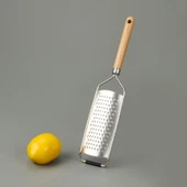 Ahşap Saplı El Rendesi - Açık Kahverengi / Gri - 31 cm - 2