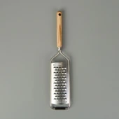 Ahşap Saplı El Peynir Rendesi - Açık Kahverengi / Gri - 31 cm - 3